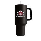 Nebraska Blackshirts 40oz Flipside Powder Coat Tumbler - Logo Brands - Flyclothing LLC