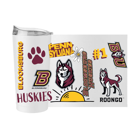 Bloomsburg U 20oz Native Powder Coat Tumbler - Logo Brands - Flyclothing LLC