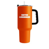 Laredo United Longhorns 40oz Flipside Powder Coat Tumbler
