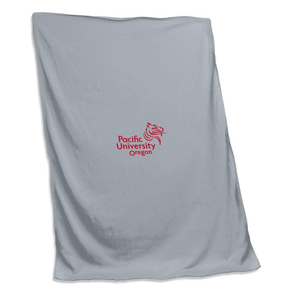 Pacific University Of Oregon Custom Screenprinted Sweatshirt Blanket
