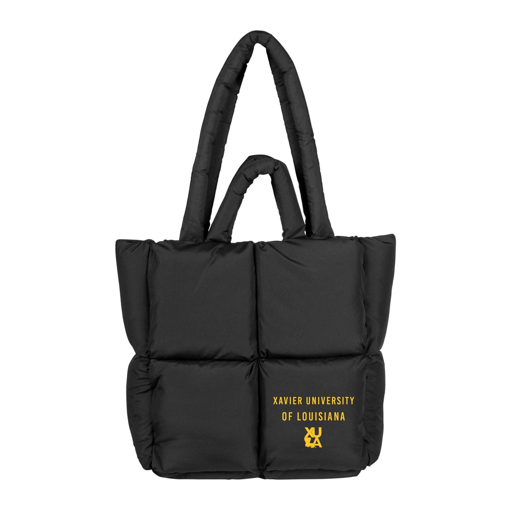 Xavier of Louisiana Black Puff Tote - Logo Brands - Flyclothing LLC