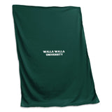 Walla Walla University Custom Screenprinted Sweatshirt Blanket