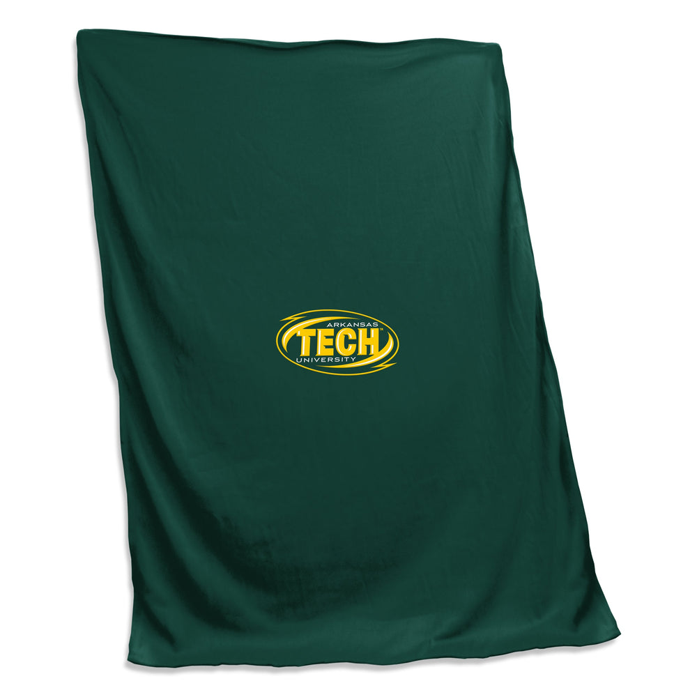 Arkansas Tech Custom Screenprinted Sweatshirt Blanket