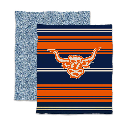 Camp Longhorn Luxe Full Color Stripe Dreams Throw - Logo Brands - Flyclothing LLC