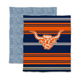 Camp Longhorn Luxe Full Color Stripe Dreams Throw