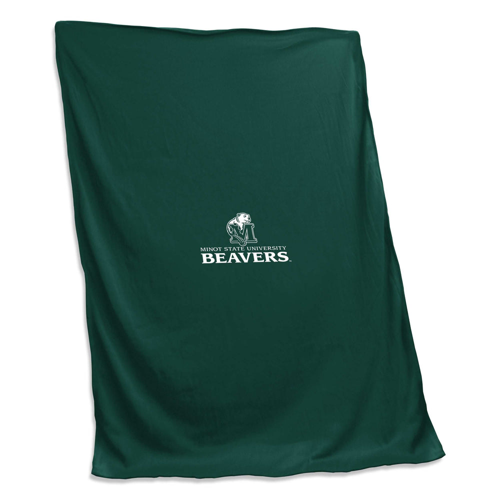 Minot State Hunter Sweatshirt Blanket (Screened) - Logo Brands - Flyclothing LLC