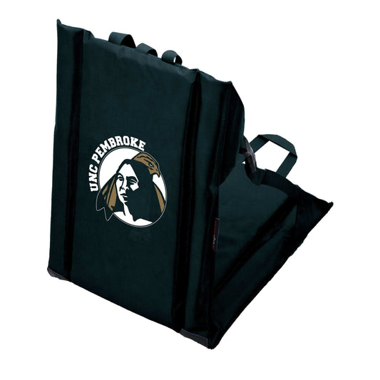 UNC Pembroke Black Stadium Seat f/ Primary Logo - Logo Brands - Flyclothing LLC