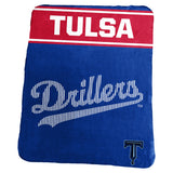 Tulsa Drillers Classic Fleece Throw