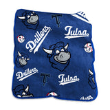 Tulsa Drillers Raschel Throw