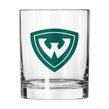 Wayne State 14oz Gameday Rocks Glass - Logo Brands - Flyclothing LLC