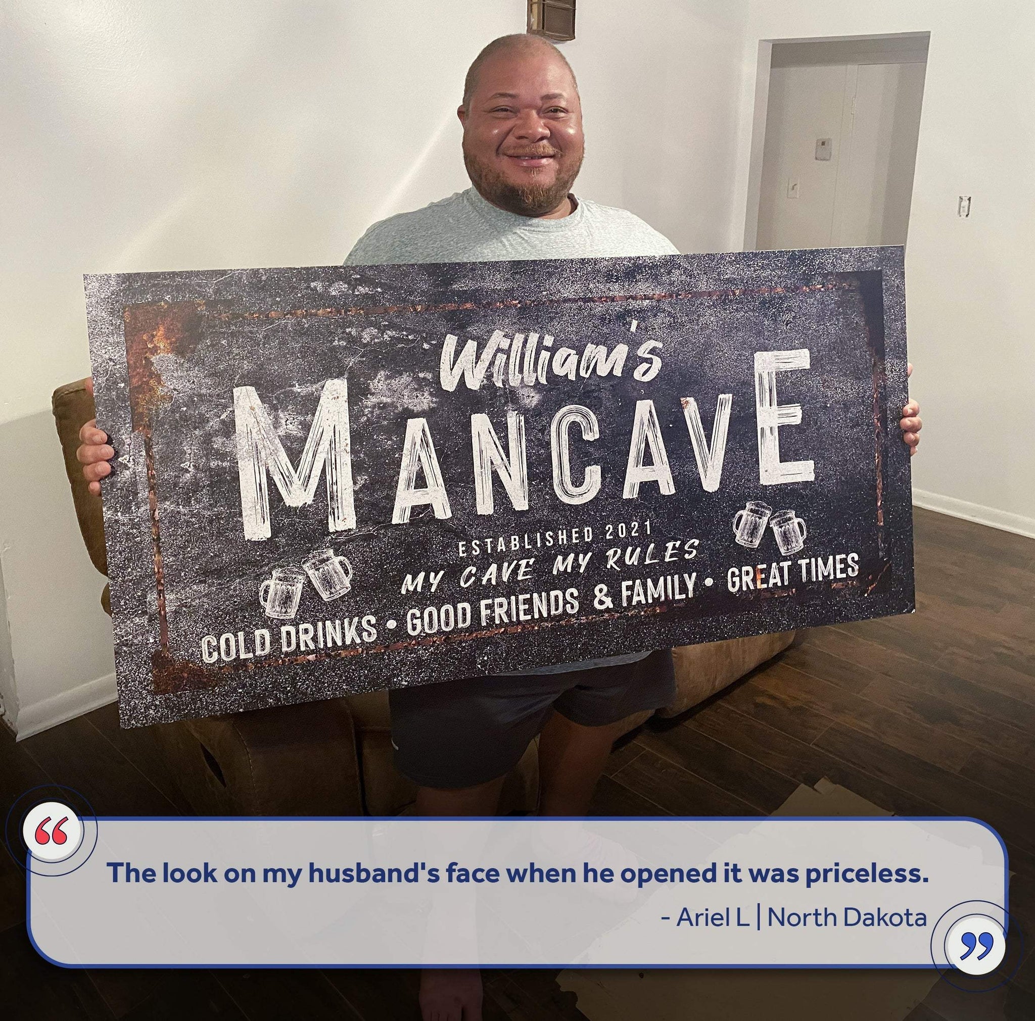 Good Times Man Cave Sign - Tailored Canvases - Flyclothing LLC