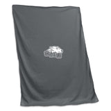 Ohio Northern Charcoal Sweatshirt Blanket (Screened) - Logo Brands - Flyclothing LLC