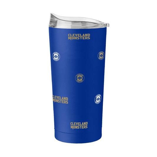 Lake Erie Monsters 20oz Step And Repeat Powder Coat Tumbler - Logo Brands - Flyclothing LLC