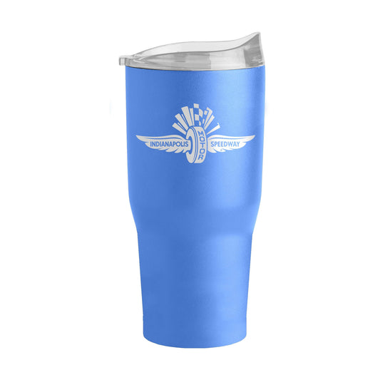 Indy Speedway 30oz Powder Coat Tumbler - Logo Brands - Flyclothing LLC