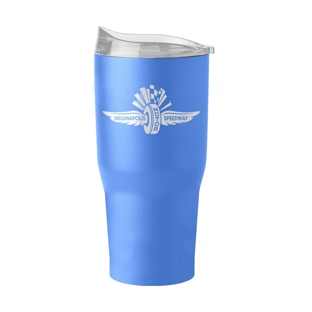 Indy Speedway 30oz Powder Coat Tumbler - Logo Brands - Flyclothing LLC