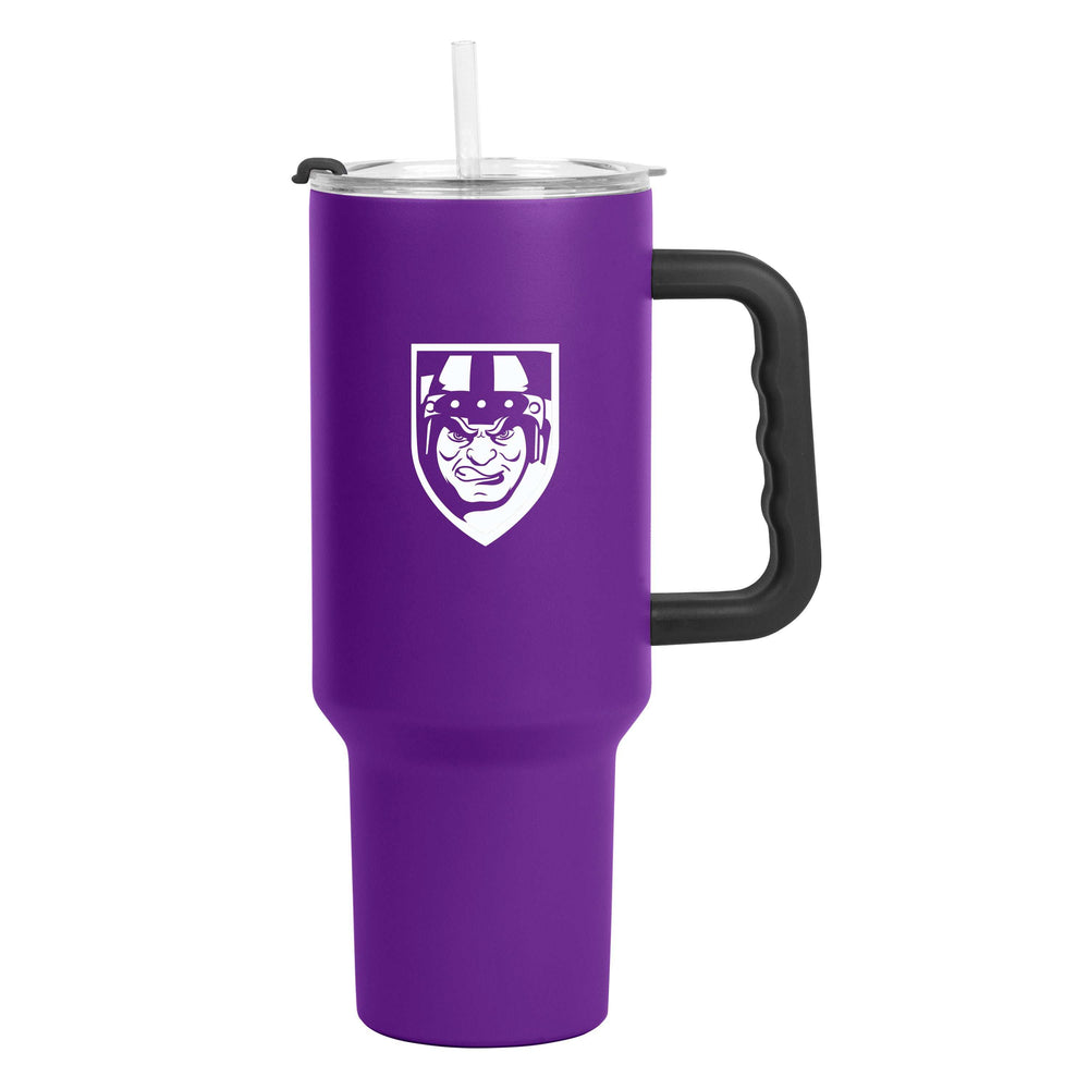 Albion College 40oz Flipside Powder Coat Tumbler - Logo Brands - Flyclothing LLC