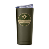 Smith College 20oz Olive Badge Powder Coat Tumbler