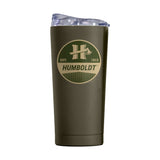 Humboldt State U 20oz Olive Badge Powder Coat Tumbler - Logo Brands - Flyclothing LLC