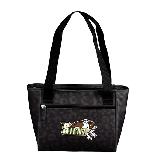 Siena College Leopard Print 16 Can Cooler Tote - Logo Brands - Flyclothing LLC