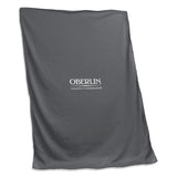 Oberlin College Charcoal Sweatshirt Blanket (Screened)