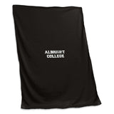 Albright College Black Sweatshirt Blanket (Screened)