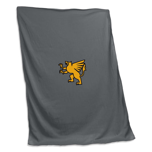Chestnut Hill College Charcoal Sweatshirt Blanket (Screened) - Logo Brands - Flyclothing LLC