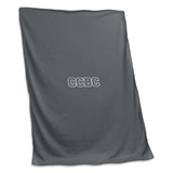 Community College of Beaver County Charcoal Sweatshirt Blanket (Screened)