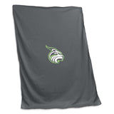Lesley U Charcoal Sweatshirt Blanket (Screened)