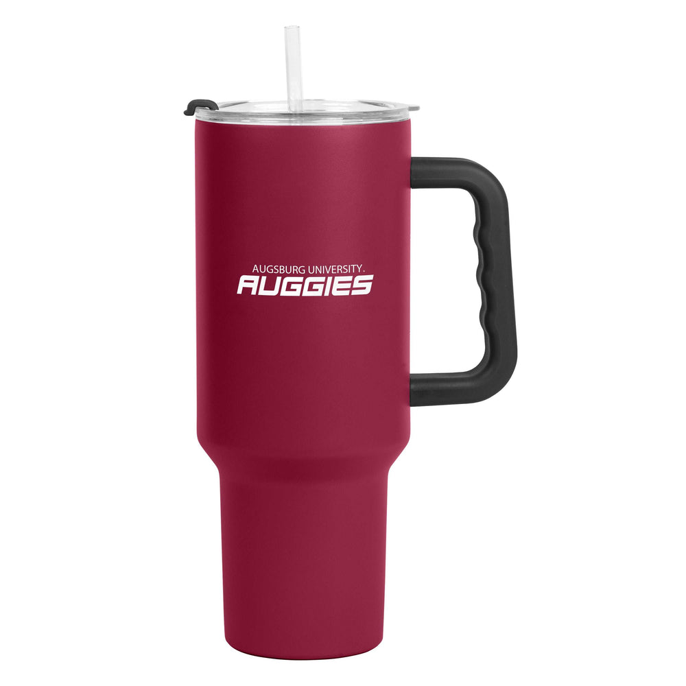 Augsburg College 40oz Flipside Powder Coat Tumbler - Logo Brands - Flyclothing LLC