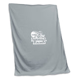 Farmingdale State College Gray Custom Screenprinted Sweatshirt Blanket