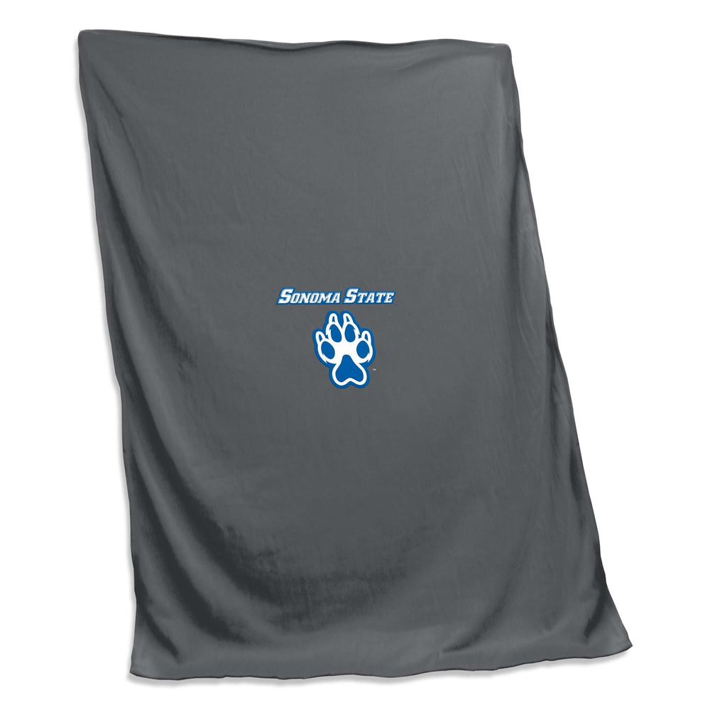 Sonoma State Charcoal Sweatshirt Blanket (Screened) - Logo Brands - Flyclothing LLC