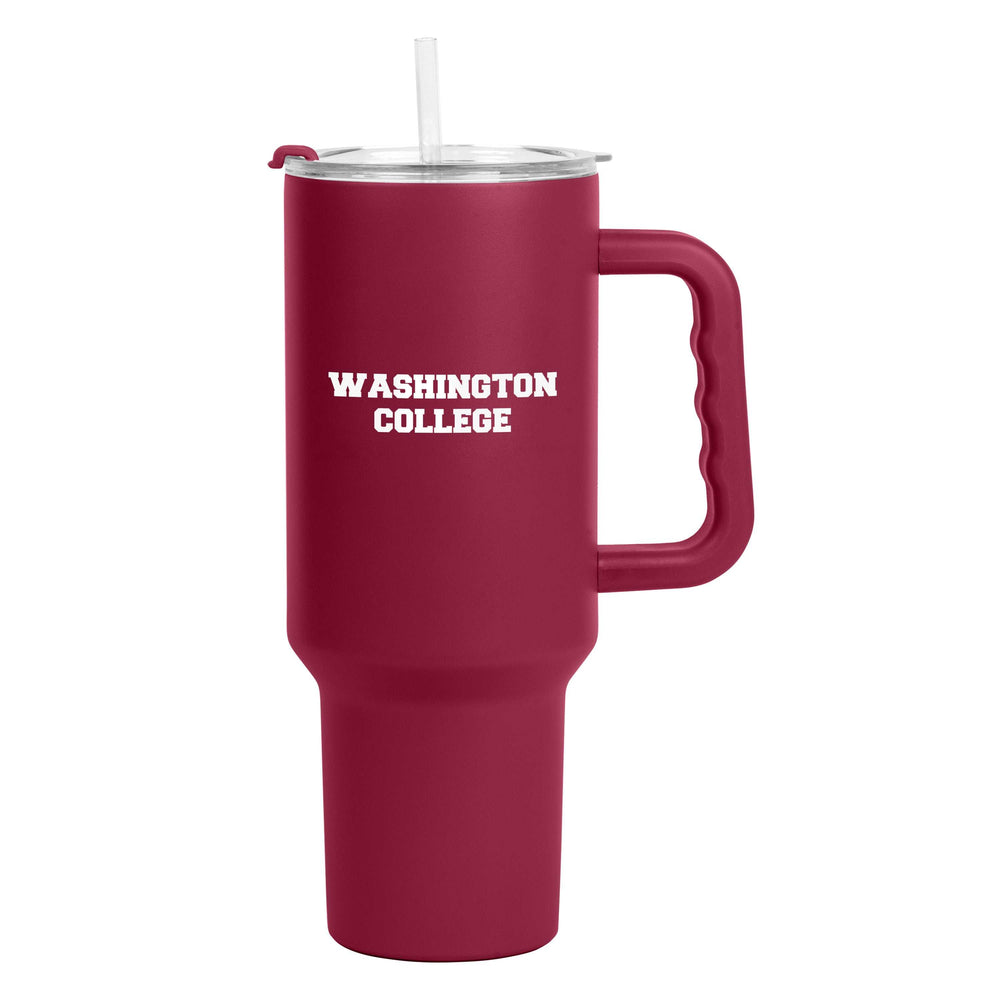 Washington College 40oz Flipside Powder Coat Tumbler - Logo Brands - Flyclothing LLC