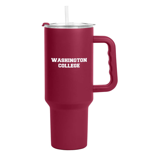 Washington College 40oz Flipside Powder Coat Tumbler - Logo Brands - Flyclothing LLC