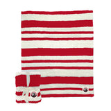 St. Francis University Red Cable Knit Throw - Logo Brands - Flyclothing LLC