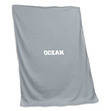 Ocean County College Gray Sweatshirt Blanket (Screened)