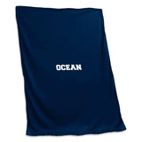 Ocean County College Sweatshirt Blanket (Screened) - Logo Brands - Flyclothing LLC