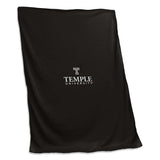 Temple Health Services Black Sweatshirt Blanket (Screened) - Logo Brands - Flyclothing LLC