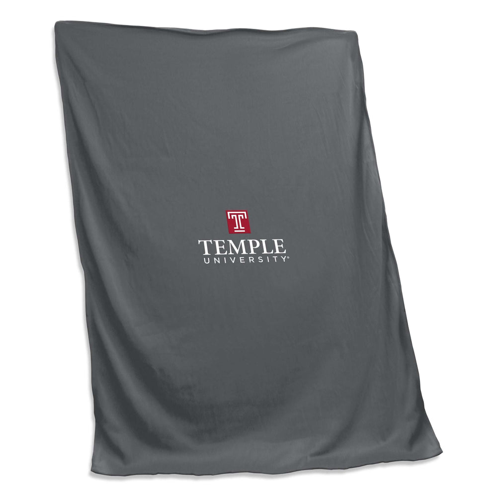Temple Heatlh Services Charcoal Sweatshirt Blanket (Screened) - Logo Brands - Flyclothing LLC