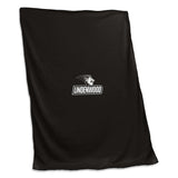 Lindenwood St Charles Lions Black Sweatshirt Blanket (Screened) - Logo Brands - Flyclothing LLC