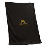 Midlands Technical College Airport Campus Sweatshirt Black Blanket (Screened) - Logo Brands - Flyclothing LLC
