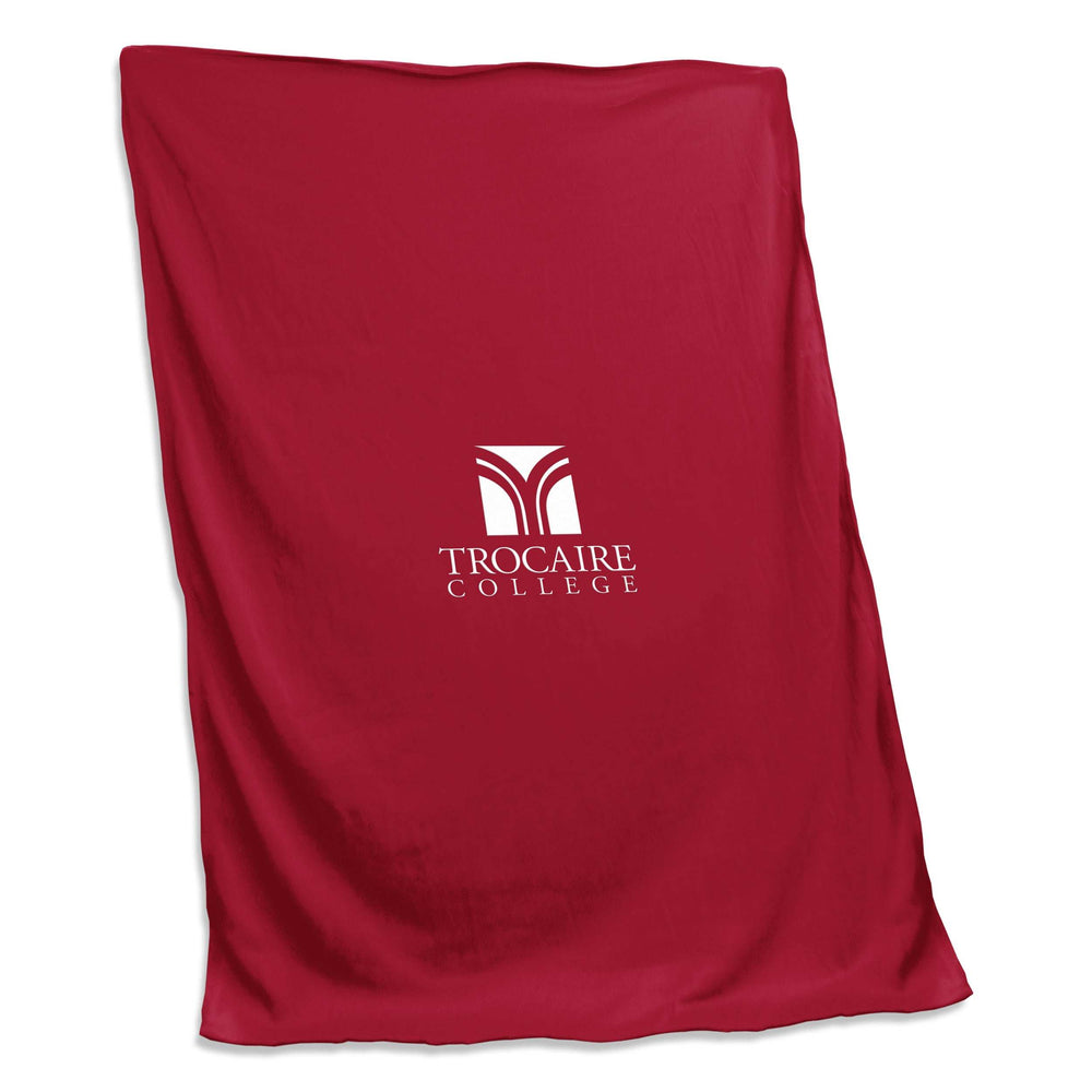 Trocaire College Screened Sweatshirt Blanket - Logo Brands - Flyclothing LLC