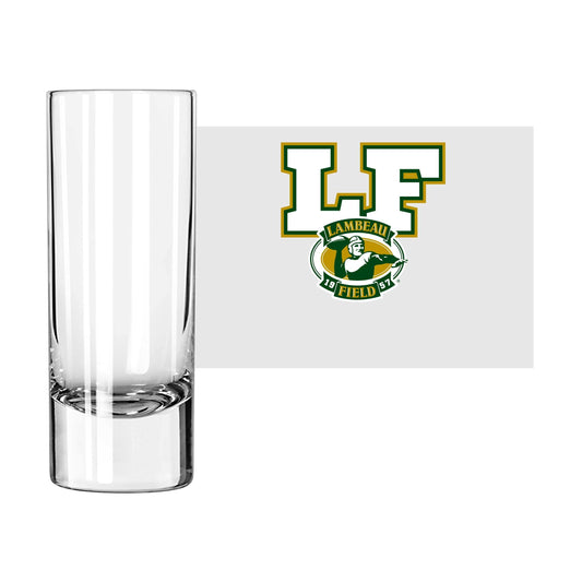 Lambeau Field 2.5oz Letterman Shooter Glass - Logo Brands - Flyclothing LLC