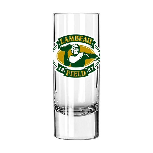 Lambeau Field 2.5oz Letterman Shooter Glass - Logo Brands - Flyclothing LLC