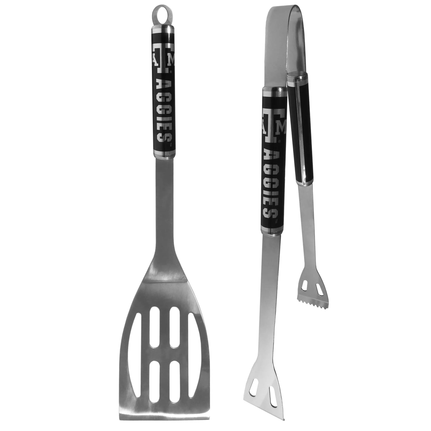 Texas A & M Aggies 2 pc Black BBQ Set - Texas A&M - Flyclothing LLC