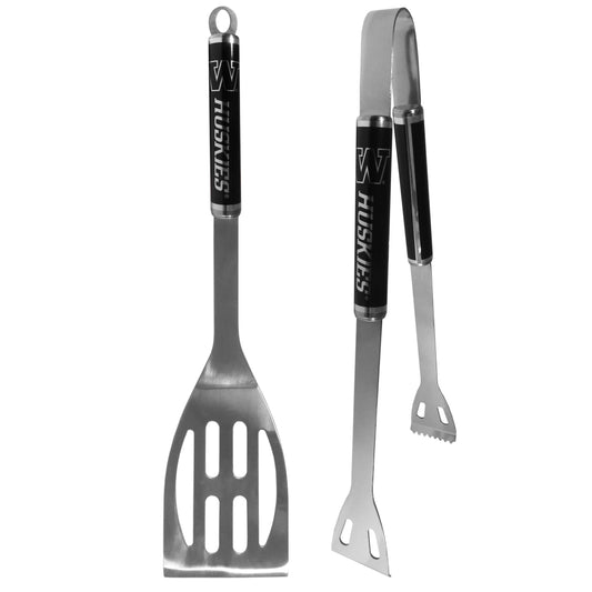 Washington Huskies 2 pc Black BBQ Set - Washington Huskies - Flyclothing LLC