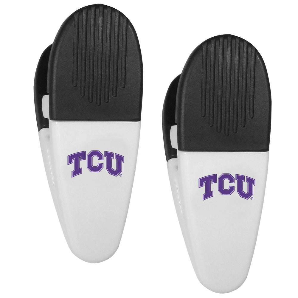 TCU Horned Frogs Mini Chip Clip Magnets 2 pk