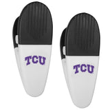 TCU Horned Frogs Mini Chip Clip Magnets 2 pk