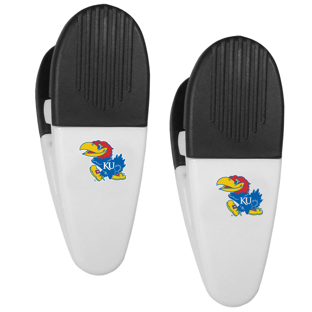 Kansas Jayhawks Mini Chip Clip Magnets 2 pk
