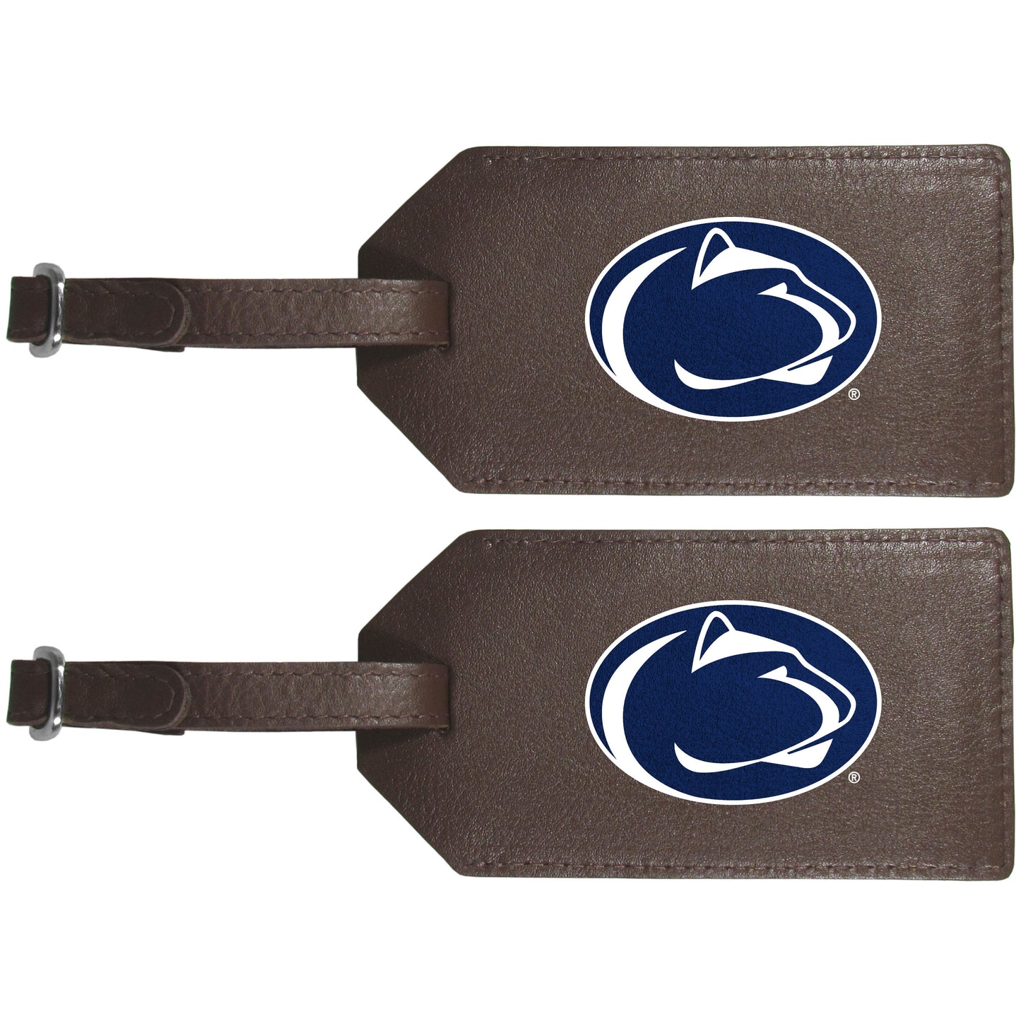Penn St. Nittany Lions Leather Luggage Strap, 2pk