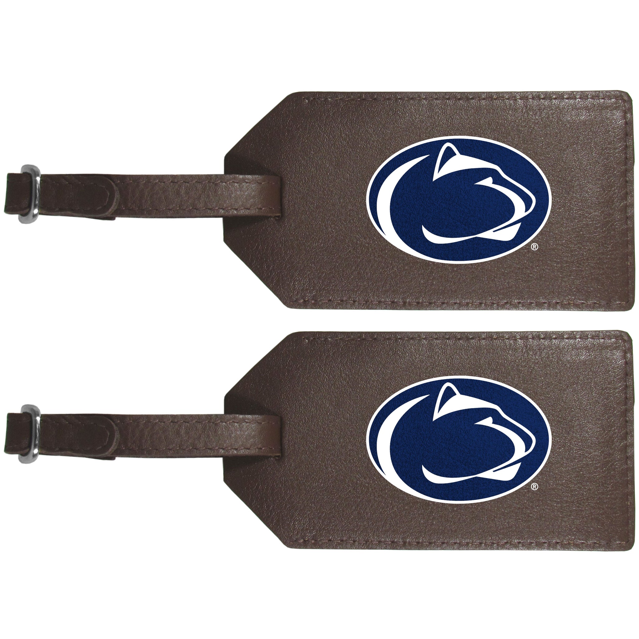 Penn St. Nittany Lions Leather Luggage Strap, 2pk